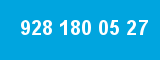 928 180 05 27 928 180 05 27